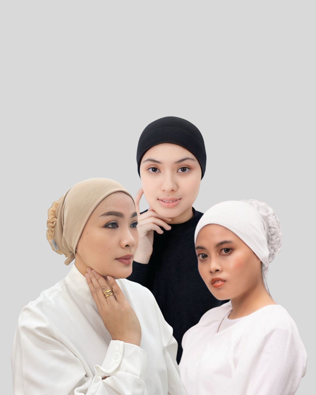 Inner Ruffle 2.0 Trio (Black, Skin Color, Off White)