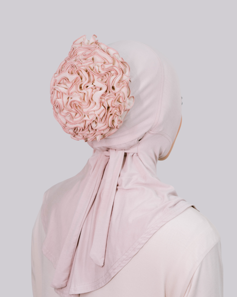 Inner Neck Ruffle (Nude Skin)