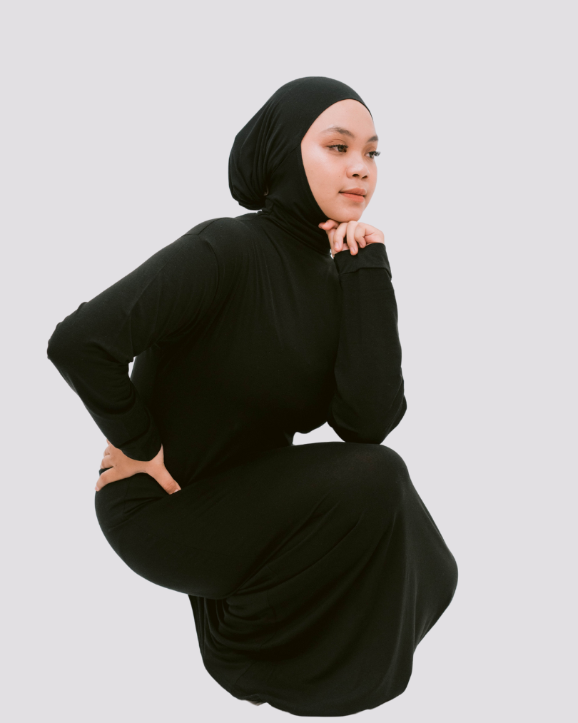 Inner Dress In Black (Size 2)