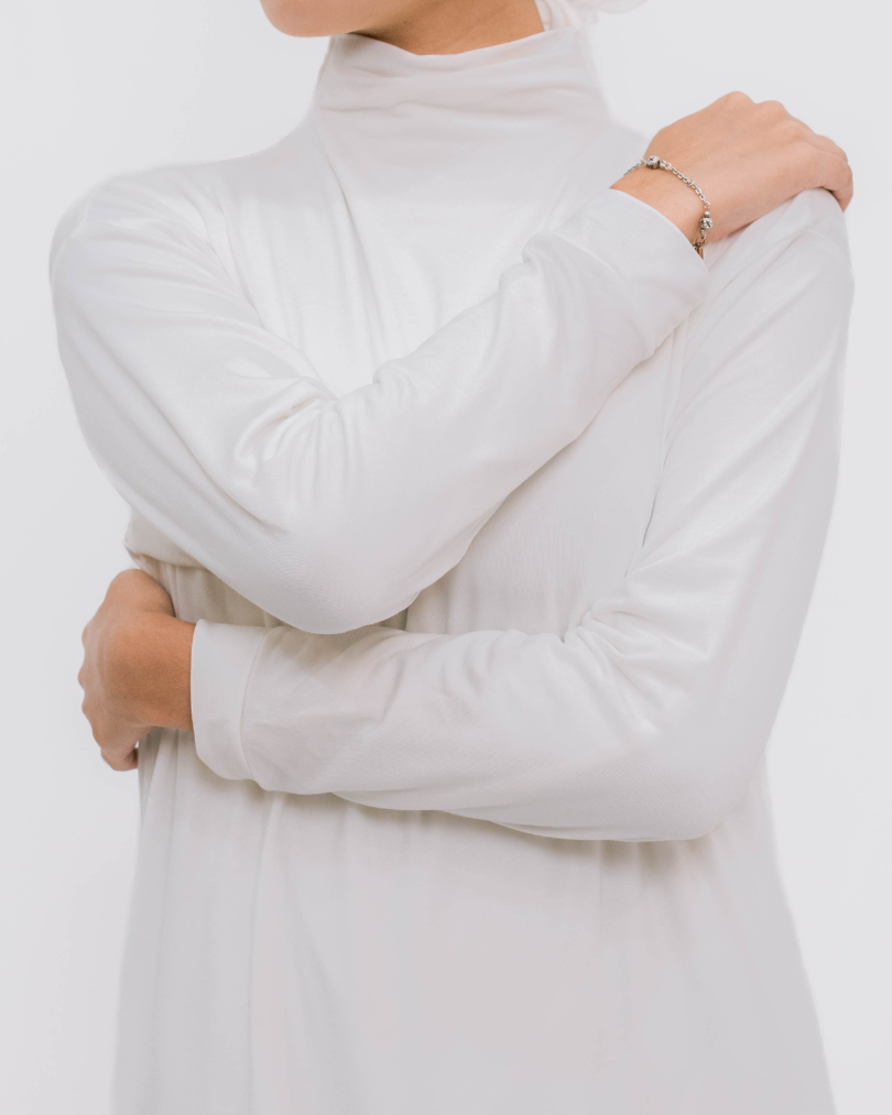 Inner Dress In Off White (Size 1)